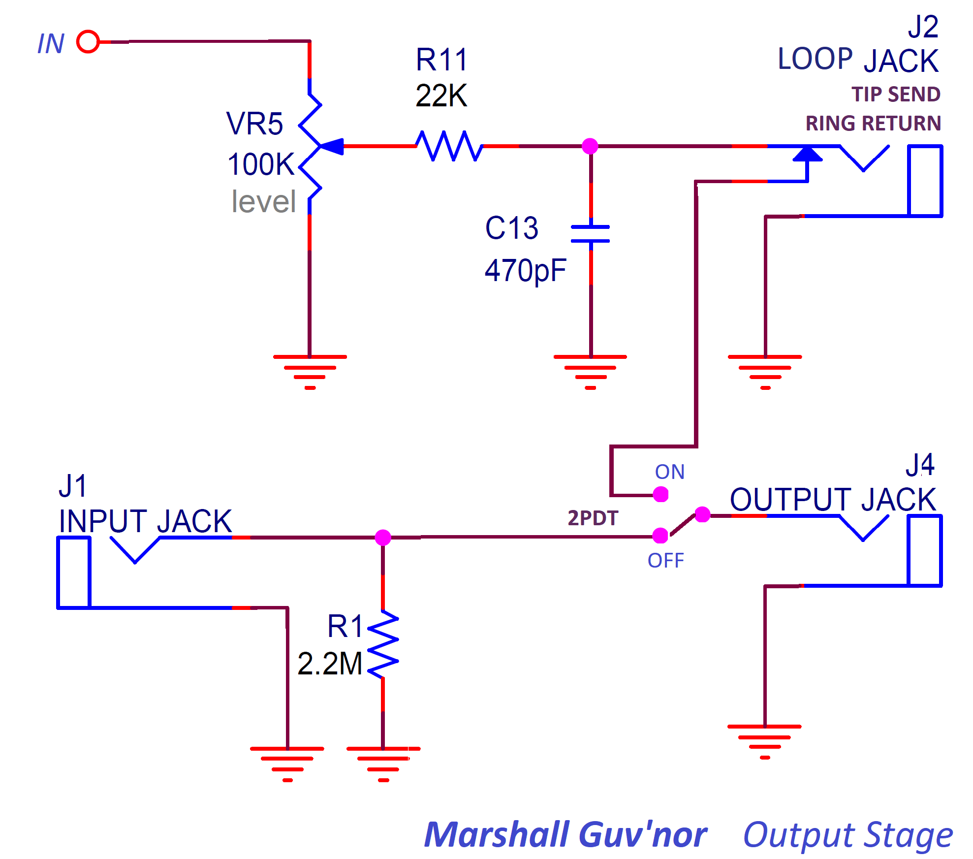 marshall guvnor output stage